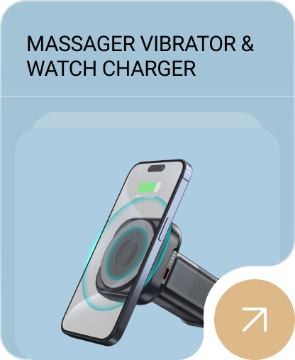 MASSAGER VIBRATOR & WATCH CHARGER