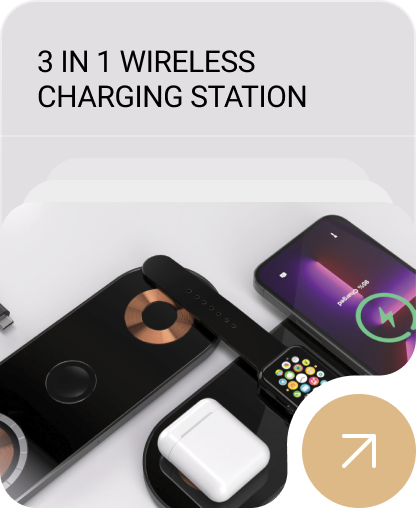 3 IN 1 WIRELESS CHARGING STATION