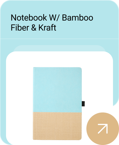 Notebook W/ Bamboo Fiber & Cotton