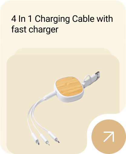 4 In 1 Charging Cable with fast charger