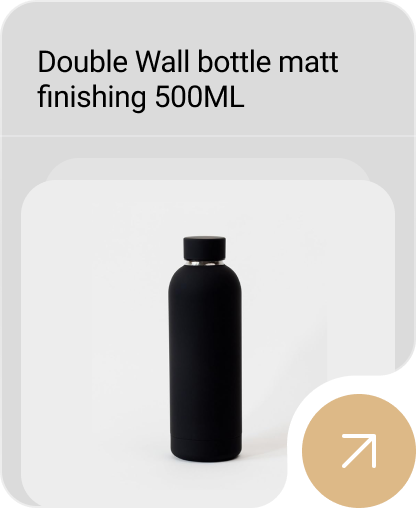 Double Wall bottle matt finishing 500ML