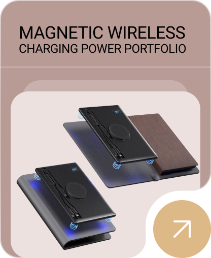 MAGNETIC WIRELESS CHARGING POWER PORTFOLIO