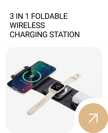 3 IN 1 FOLDABLE WIRELESS CHARGING STATION